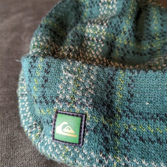 Quiksilver Plaid Rimmed Beanie - Picture 2 of 3